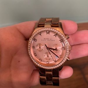 MbMJ Henry Chronograph Rose Gold-tone Ladies Watch